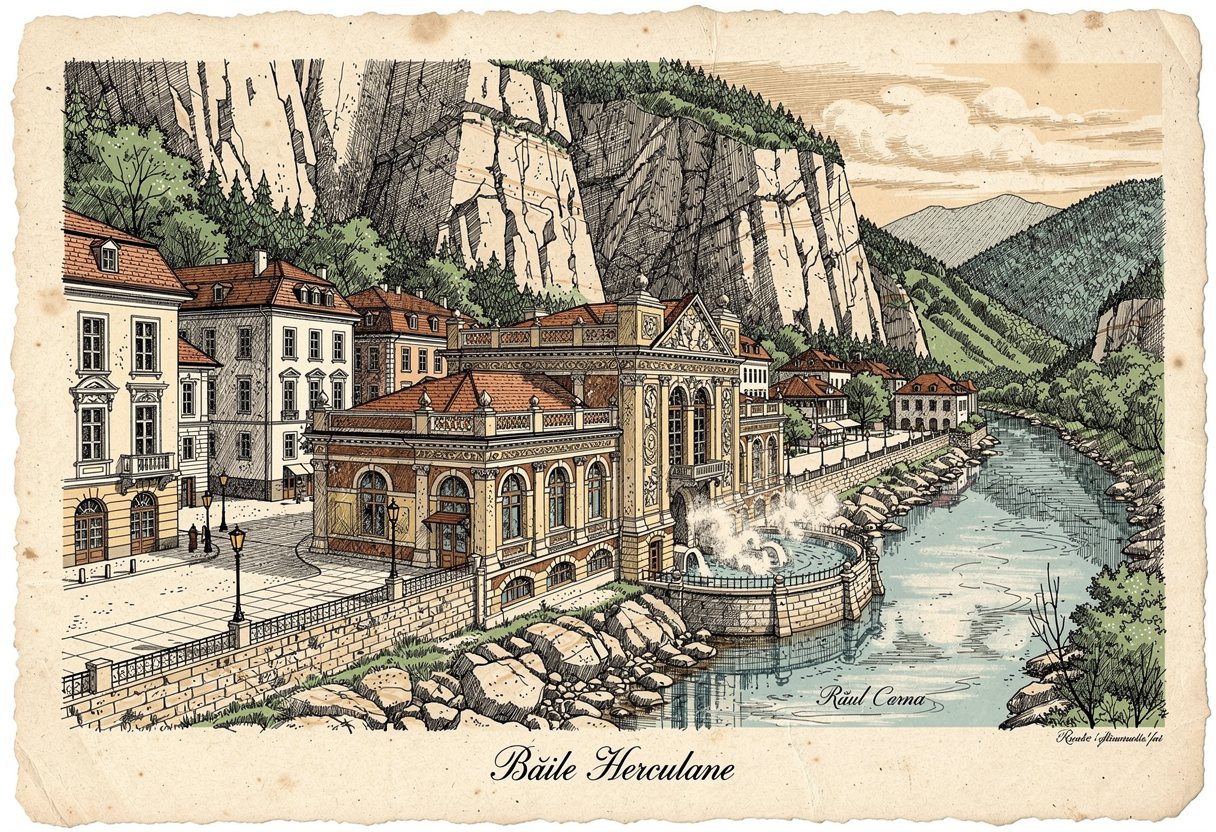 Photo of Băile Herculane in Romania