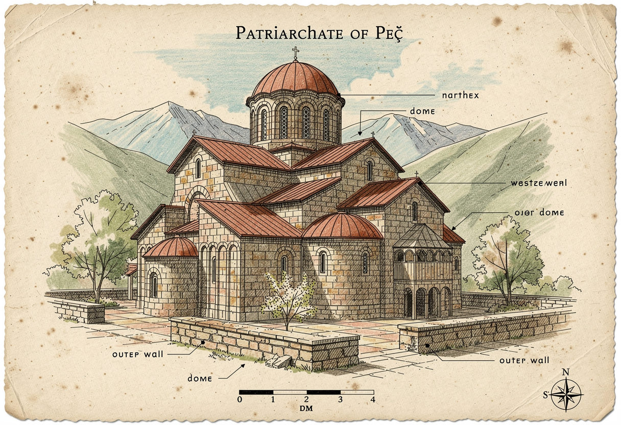 Photo of Patriarchate of Peć in Serbia